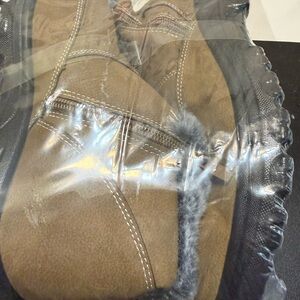 Brown Fur-Lined Boots